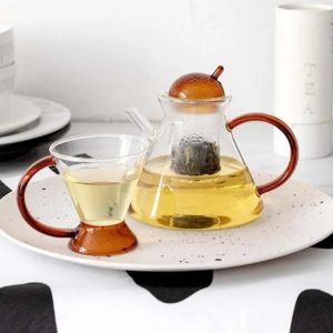Glazen Theepot Driehoek 400ML